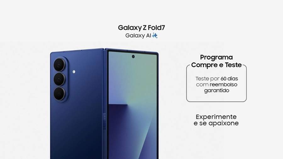 Compre &amp; Teste: 7 motivos para testar e ficar com o Samsung Galaxy Z Fold7