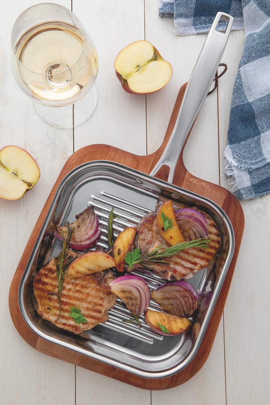 Bisteca Suína com Maçã (Divulgação/Tramontina)