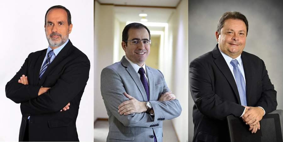 Alfredo Lalia Neto, Adailton Dias e Fernando Grossi - SOMPO SEGUROS