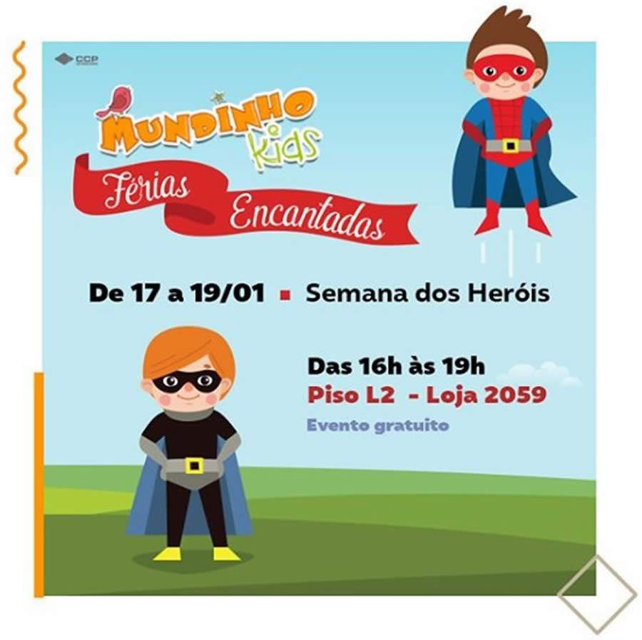 Programação de férias no Shopping Metropolitano Barra terá inauguração do Espaço Mundinho Kids e encontros com heróis, vilões e princesas