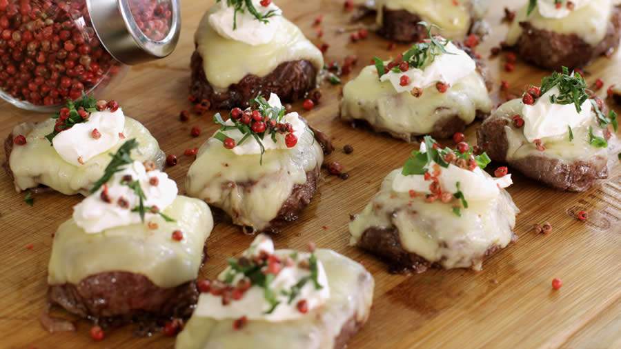 Filé Mignon com Queijo Churrasqueadas
