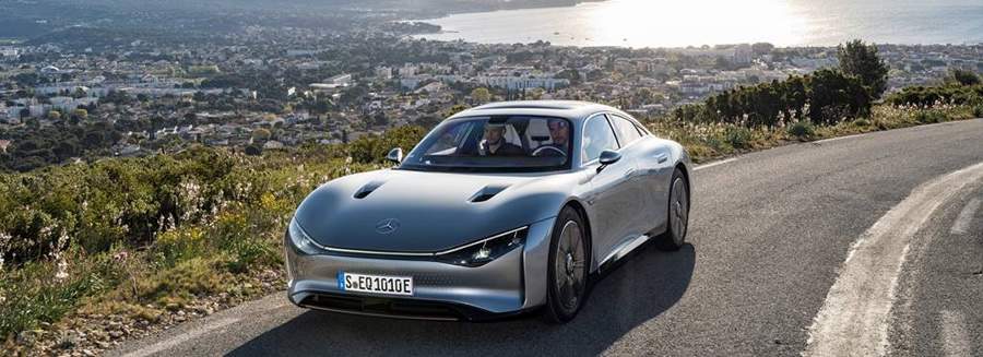 Mercedes-Benz VISION EQXX comprova efici&ecirc;ncia com uma &uacute;nica carga de bateria