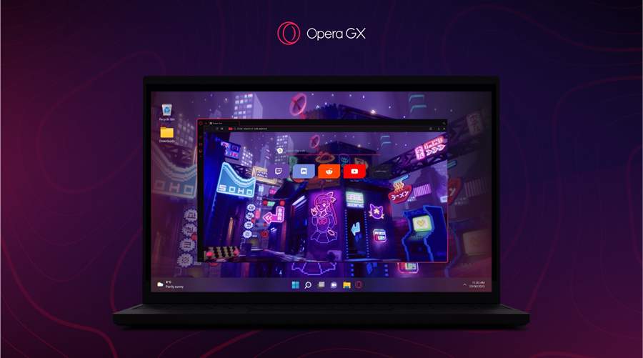 Opera GX se torna o primeiro navegador a permitir que os usu&aacute;rios definam um jogo como navegador e background do Windows