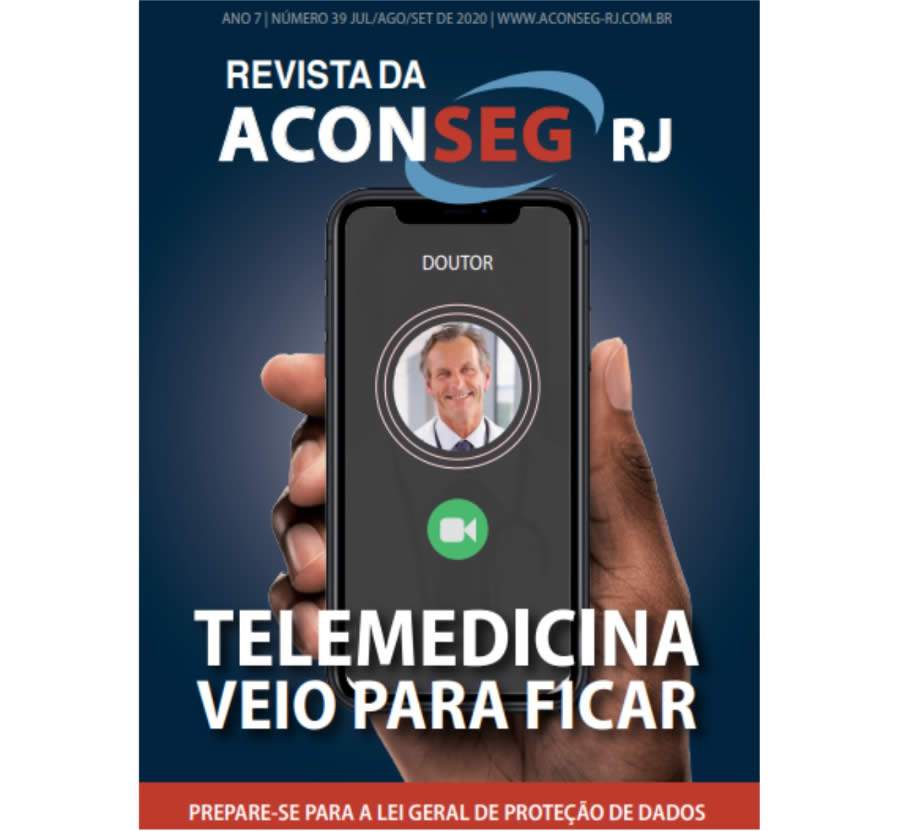 Capa da edi&ccedil;&atilde;o mais recente da Revista da Aconseg-RJ. Foto: Divulga&ccedil;&atilde;o