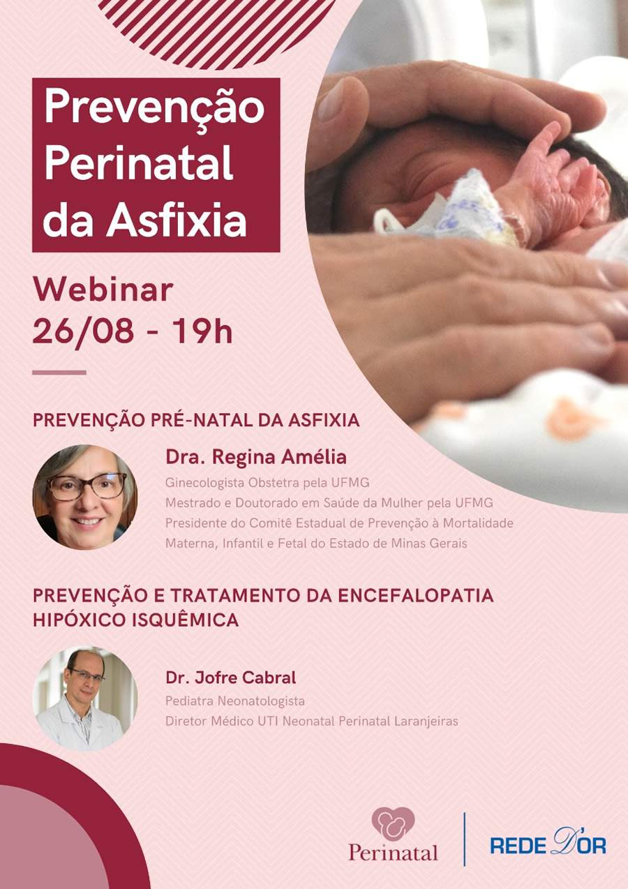 Perinatal/Rede D&rsquo;Or realiza webinar gratuita