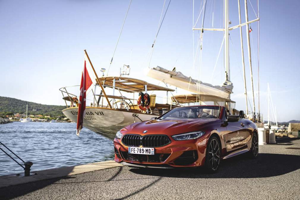 BMW Vision M e M850i Coupe participam de regata em Saint Tropez, na Riviera Francesa