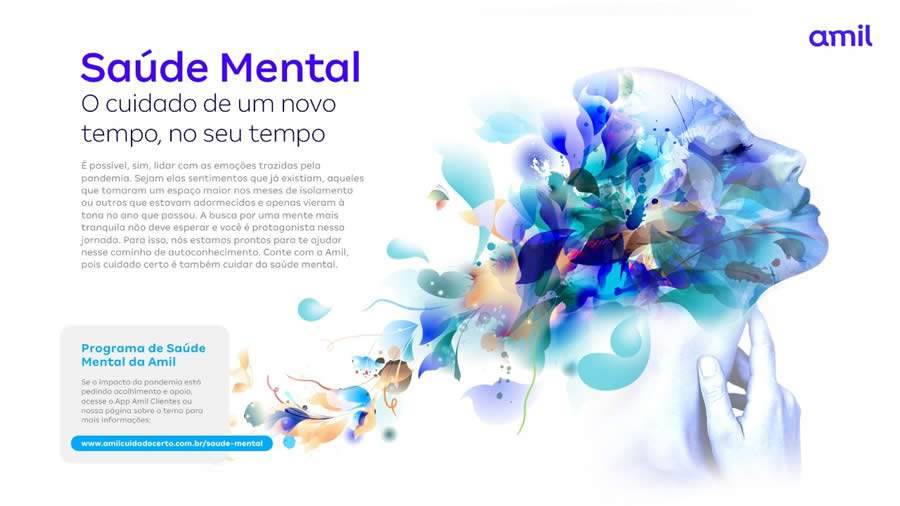 Com retomada da pandemia, Amil refor&ccedil;a comunica&ccedil;&atilde;o sobre Sa&uacute;de Mental