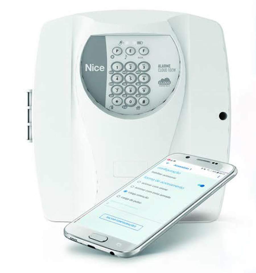 Central de alarme automonitorada Cloud EW10, da Nice &ndash; cr&eacute;dito: Divulga&ccedil;&atilde;o/Nice