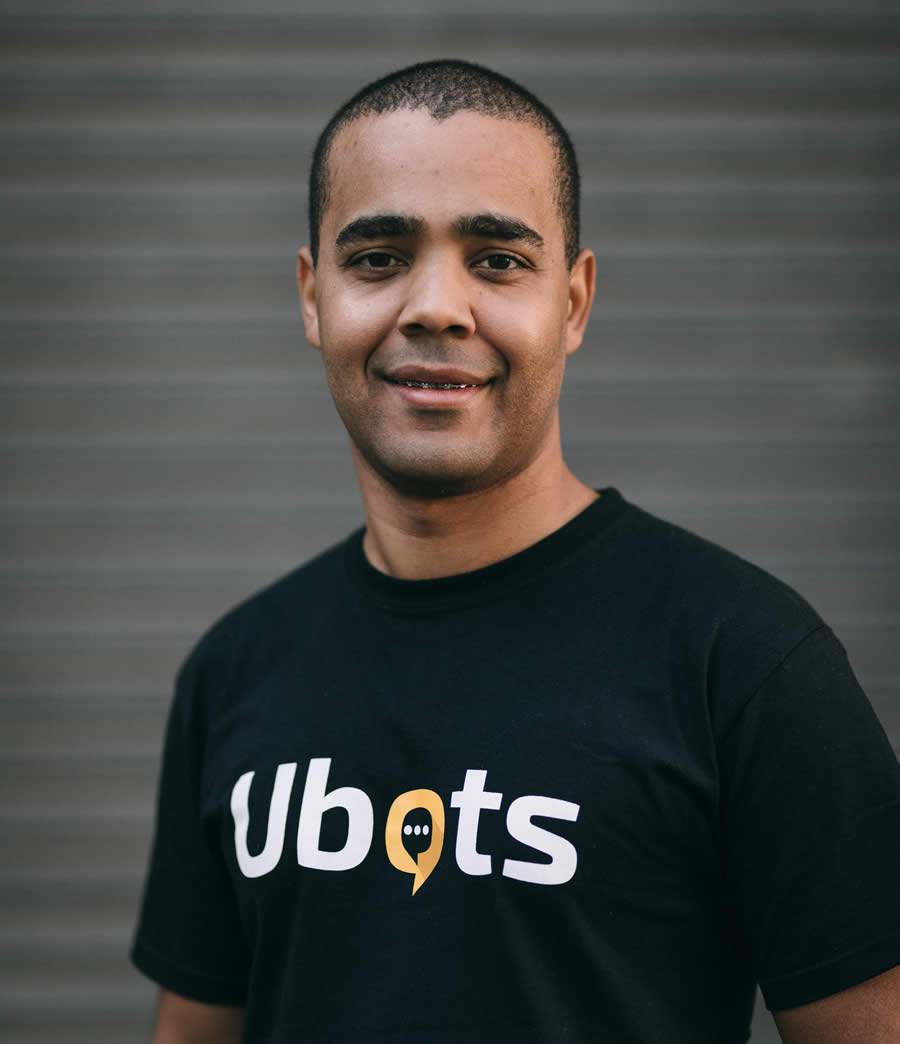 Rafael Souza &eacute; CEO e co-fundador da Ubots - Divulga&ccedil;&atilde;o