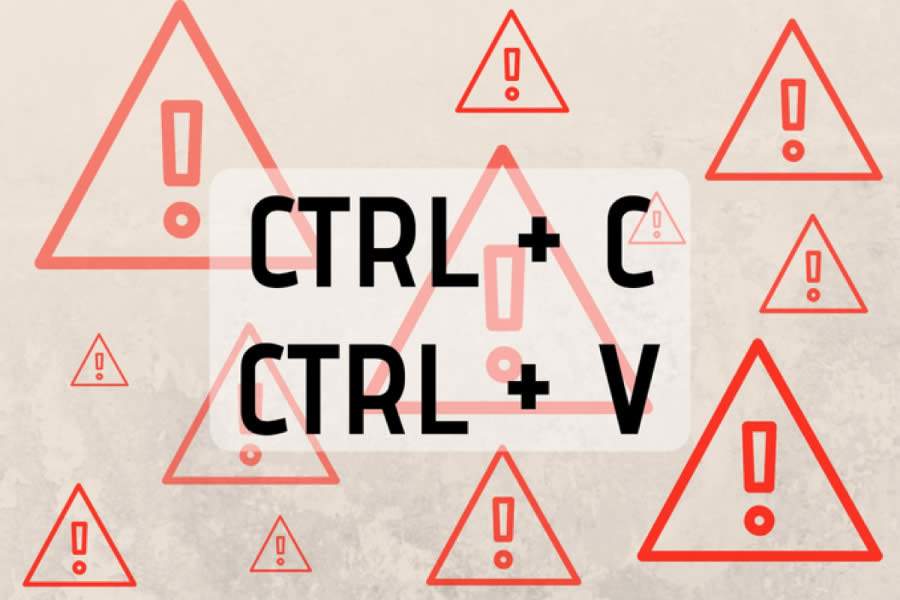 Cuidado com o pl&aacute;gio