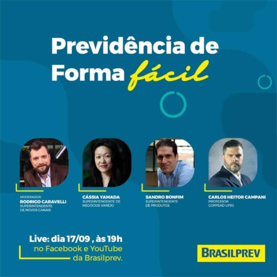 Brasilprev realiza live que explica de forma fácil os detalhes da previdência privada