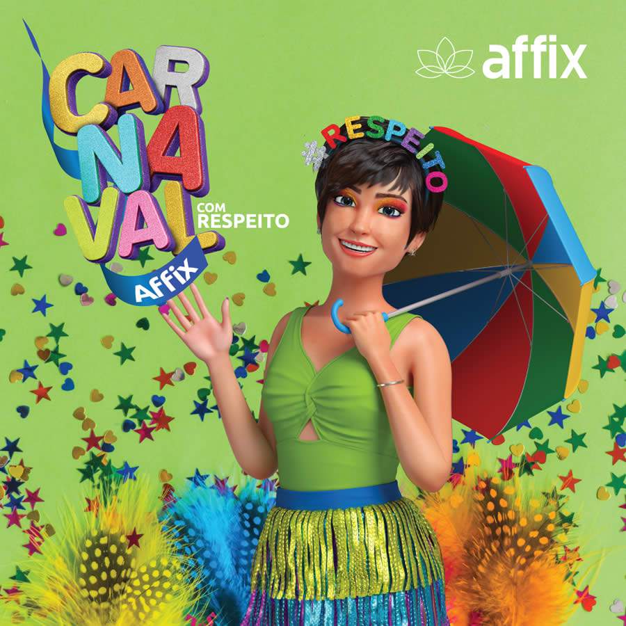 FotoDivulgacao_CarnavalcomRespeitoAffix_Carnaval2023_Hannah_assistente Virtual Affix