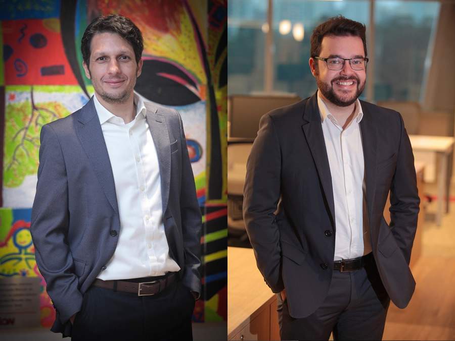 Alexandre Jardim, novo Head of Commercial Risk Solutions, e João Arcoverde, novo CCO da Aon Brasil