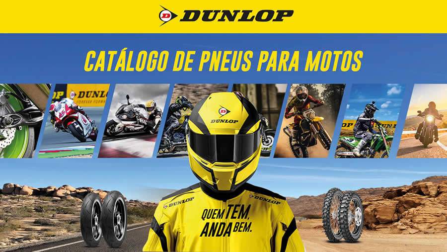 A nova era da pilotagem: Dunlop revela seu novo cat&aacute;logo de pneus de moto