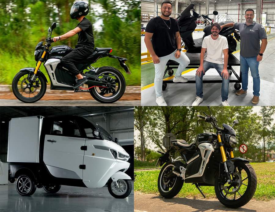 Mileto lan&ccedil;a planos de assinatura de motos e triciclos el&eacute;tricos