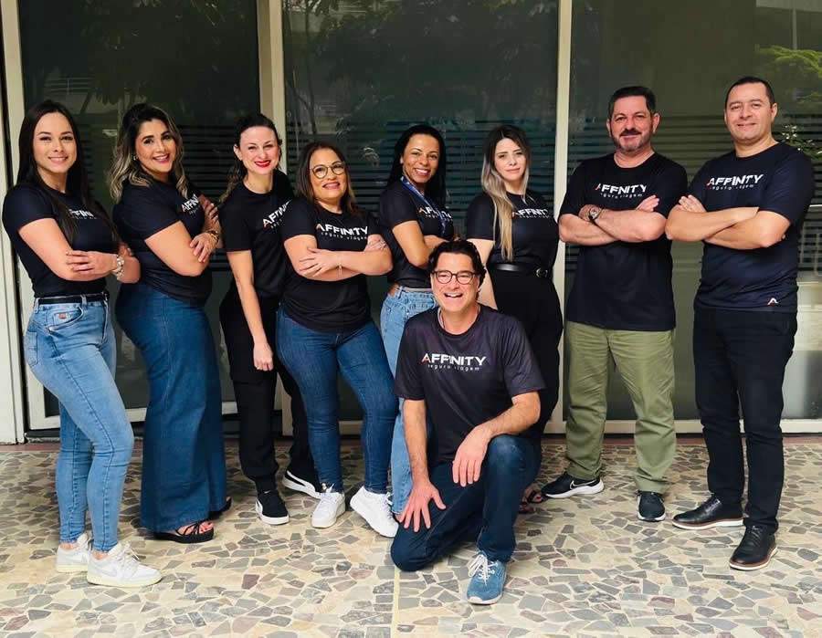 Time do Affinity na capital de São Paulo - Divulgação Affinity Seguro Viagem