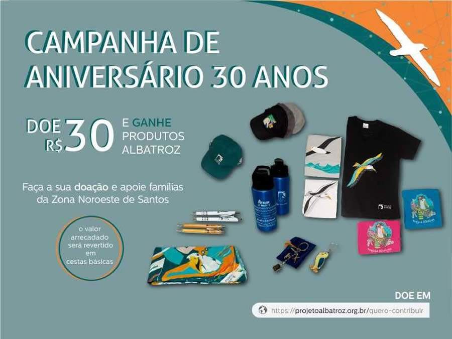 Arte de divulgação da campanha de arrecadação