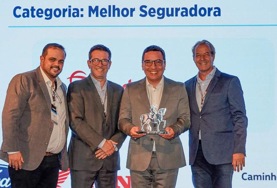 Executivos Bradesco Seguros durante o pr&ecirc;mio