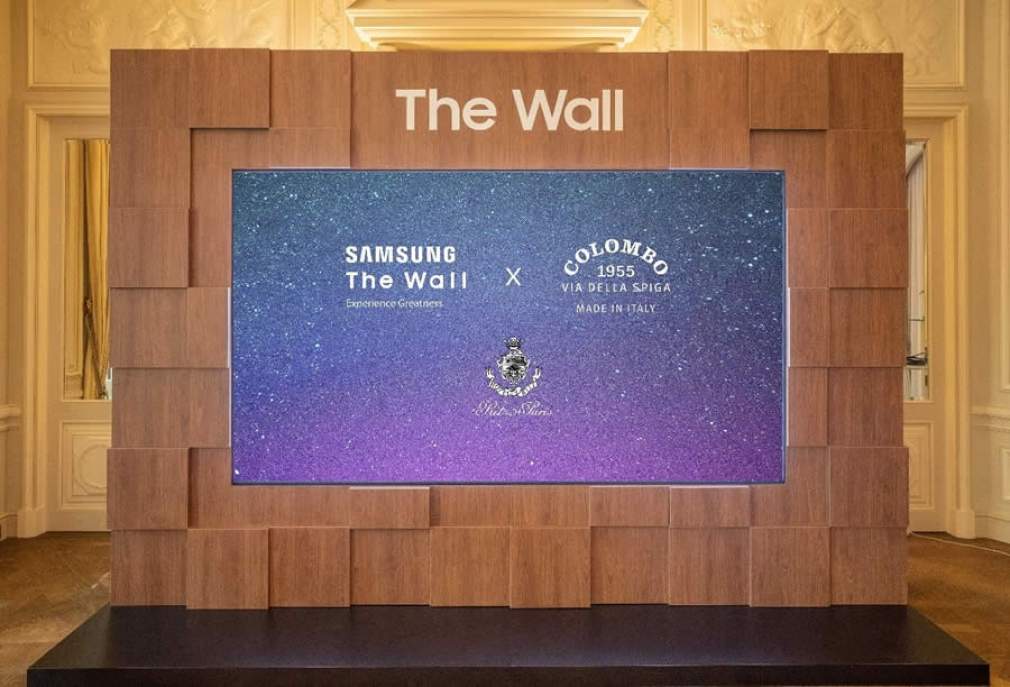 Samsung apresenta 'The Wall Luxury' durante a semana de moda de Paris e o Mônaco Yacht Show