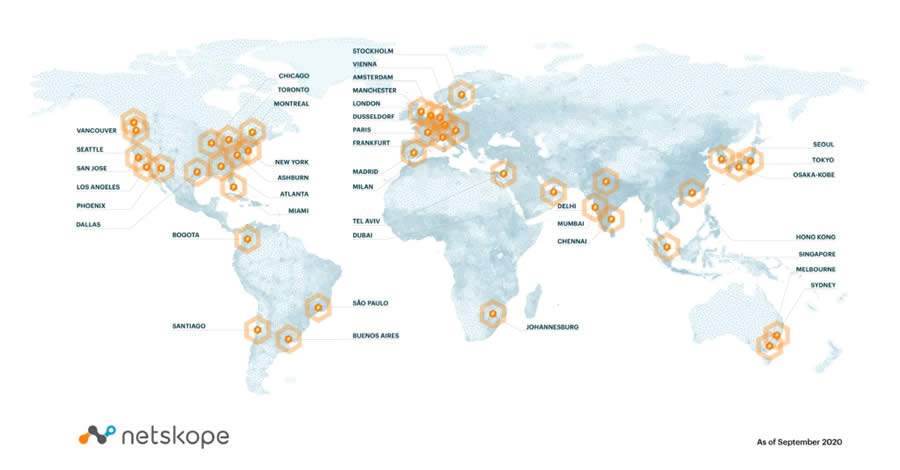 NewEdge da Netskope se torna a rede de segurança mais conectada do mundo