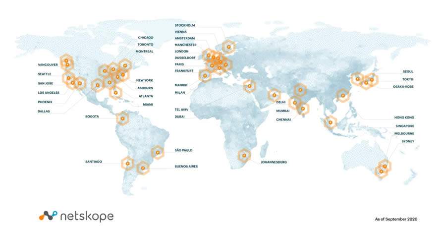 NewEdge da Netskope se torna a rede de seguran&ccedil;a mais conectada do mundo