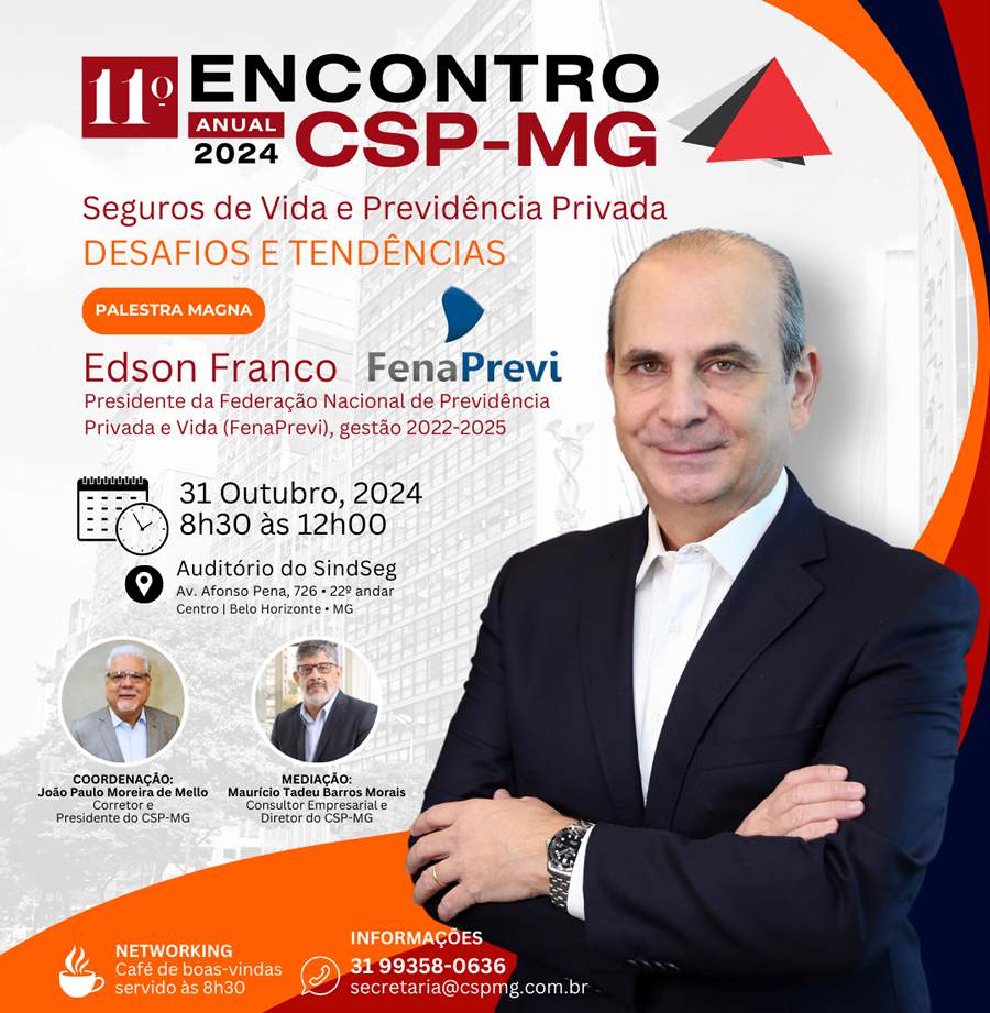 CSP-MG recebe Edson Franco no 11&deg; Encontro com a FenaPrevi