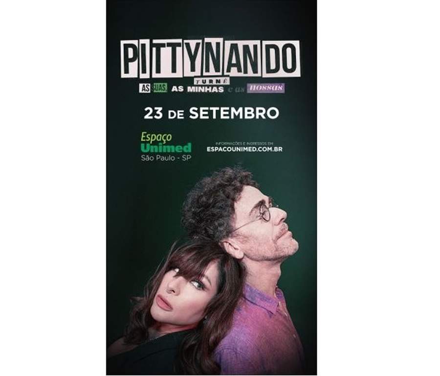Nando Reis e Pitty realizam show inédito no Espaço Unimed