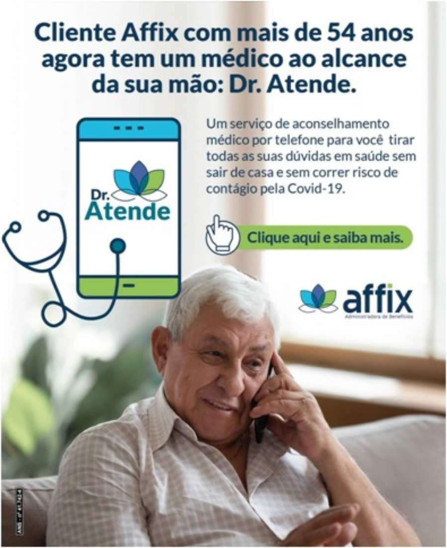 Dr. Atende da Affix tira d&uacute;vidas sobre COVID-19
