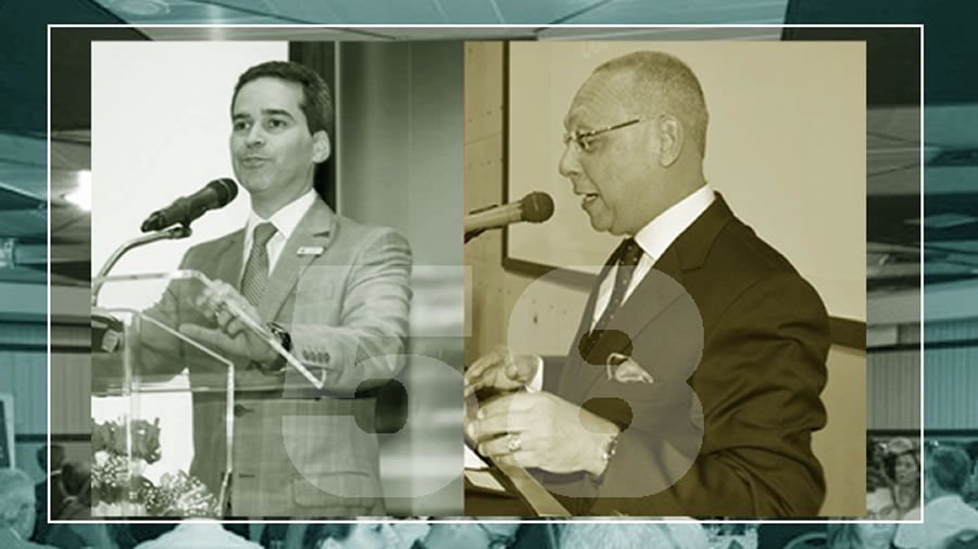 Francisco Vidigal Filho - Presidente da Sompo Seguros  e Fausto Dórea - Presidente do Clube