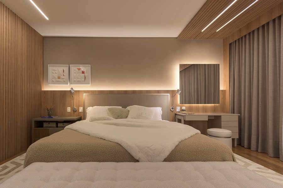 Uma paleta neutra amplia e ilumina, permitindo que detalhes mais escuros sejam introduzidos apenas em objetos decorativos | Projeto do escrit&oacute;rio Dantas &amp; Passos Arquitetura | Foto: Herman Charles Christ &ndash; Buzina de Imagem