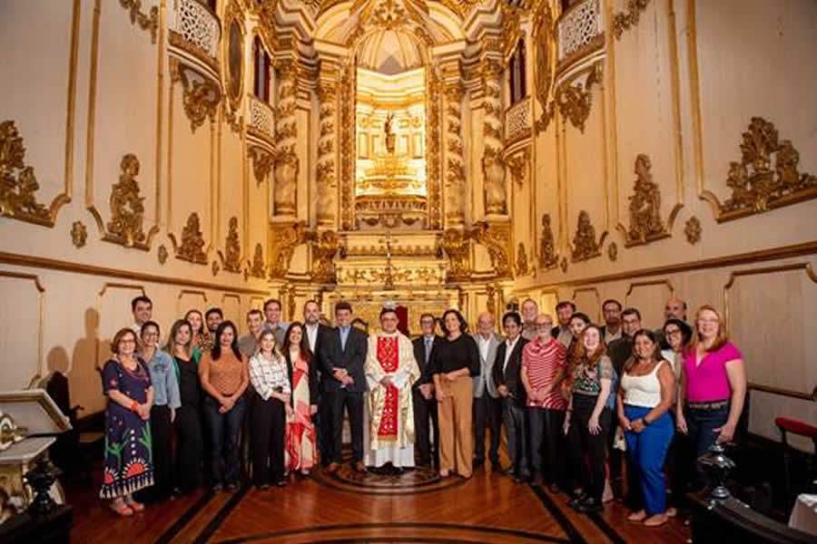 A celebra&ccedil;&atilde;o dos 58 anos do CVG-RJ foi na tradicional Igreja Nossa Senhora do Carmo &ndash; Foto: Est&uacute;dio Luizfotojornalismo