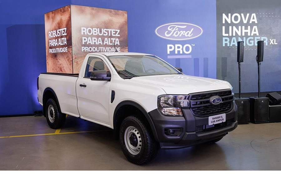 Ford exibe a nova Ranger Cabine Simples e linha de picapes na Show Safra 2026