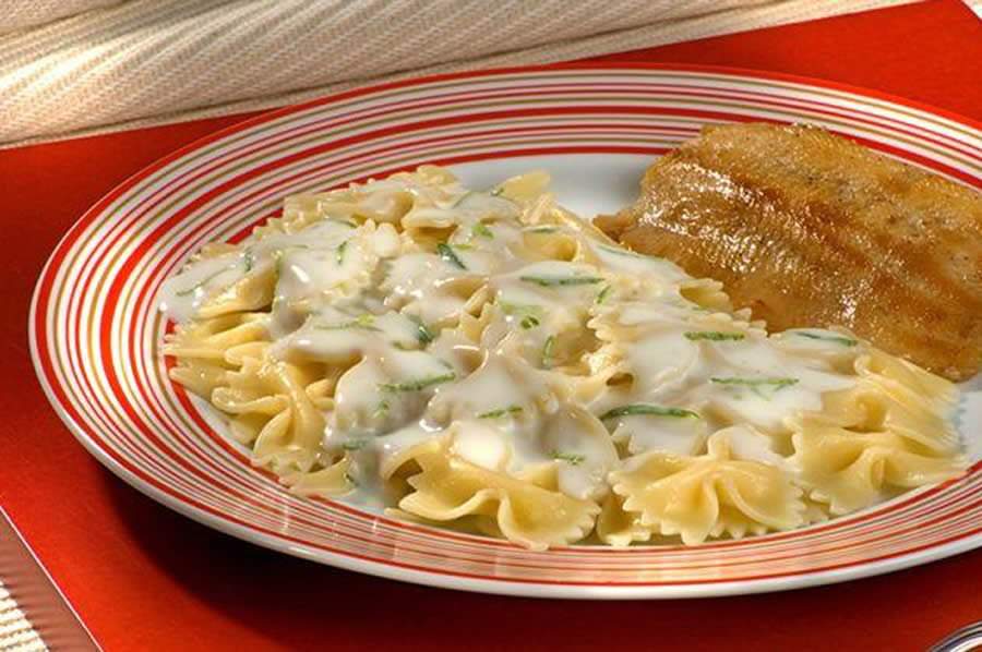Farfalle Adria ao Molho de Iogurte com Truta 