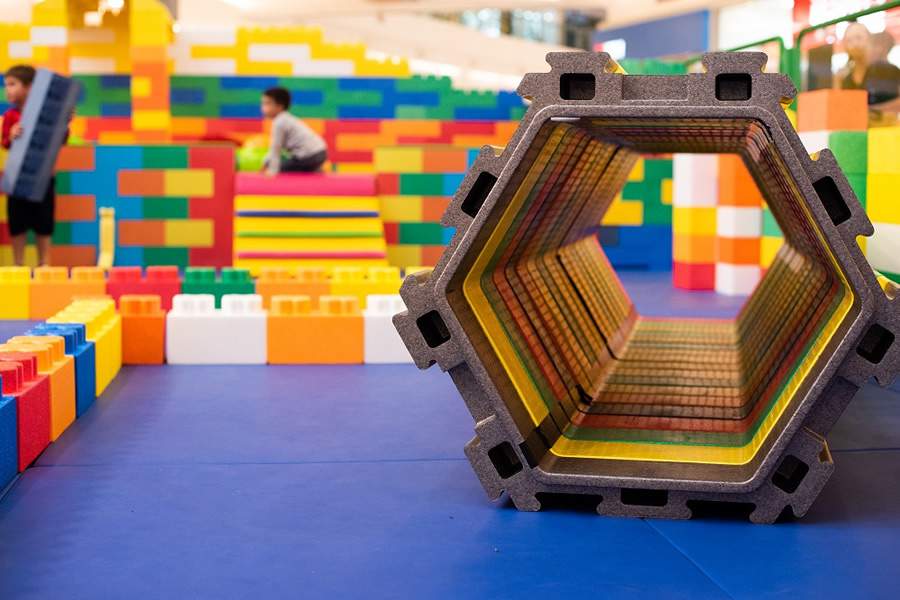 Atra&ccedil;&atilde;o infantil, Mundo dos Blocos Fundo do Mar, acaba de chegar a Curitiba