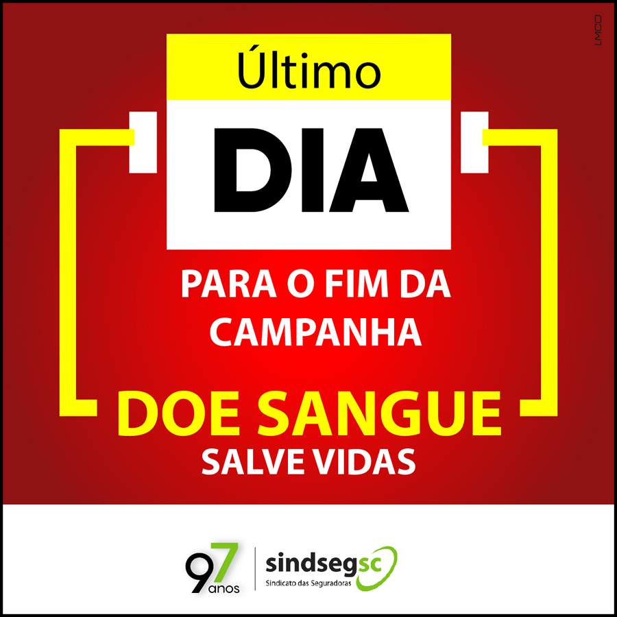 &Uacute;ltimo dia para gerar em Cada Gota uma Esperan&ccedil;a de Amor