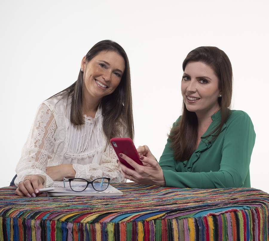 S&oacute;cias fundadoras da Jahe Marketing - Divulga&ccedil;&atilde;o