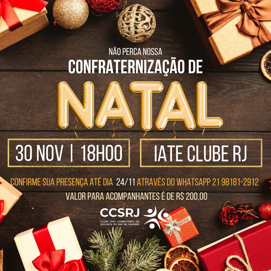 CCS-RJ est&aacute; com tudo pronto para sua festa de Natal