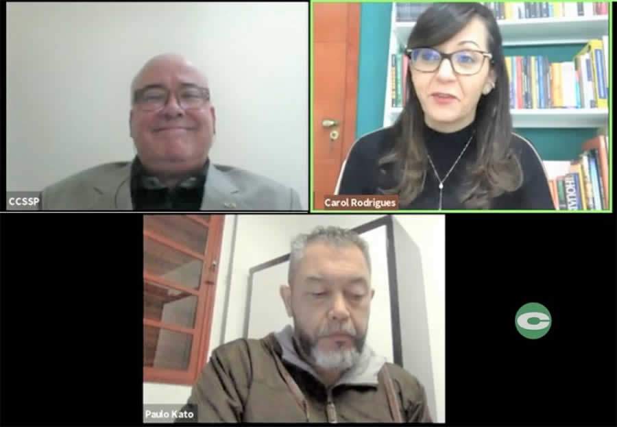 Evaldir Barboza de Paula, Carol Rodrigues e Paulo Kato