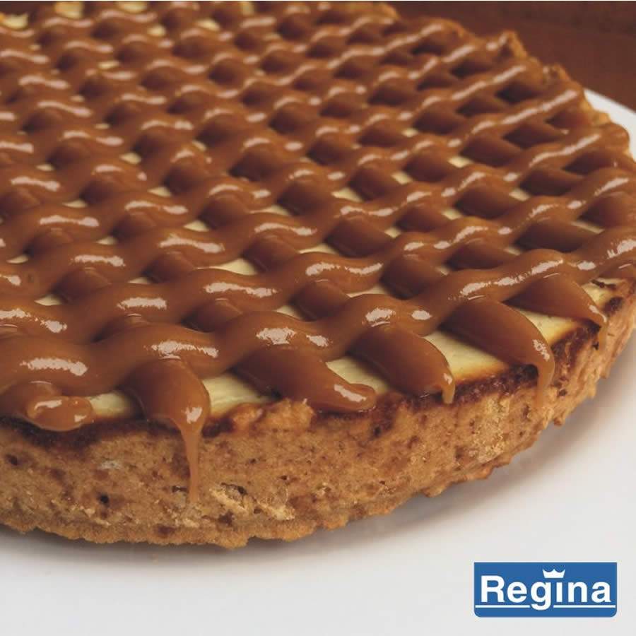 Cheesecake de limão com cobertura de doce de leite zero lactose 