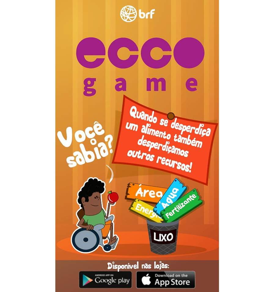 BRF cria game para conscientizar pessoas sobre A IMPORT&Acirc;NCIA DE EVITAR O desperd&iacute;cio de alimentos