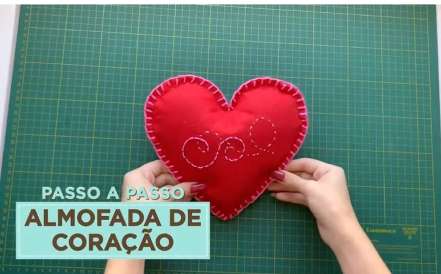 Clube de Costura ensina a fazer almofadas de cora&ccedil;&atilde;o para o Dia dos Namorados