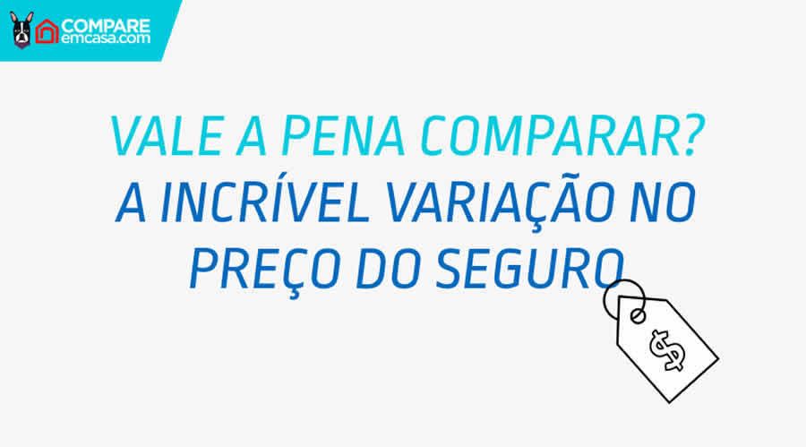 Infográfico Vale a pena comparar? A incrível variação no preço do seguro