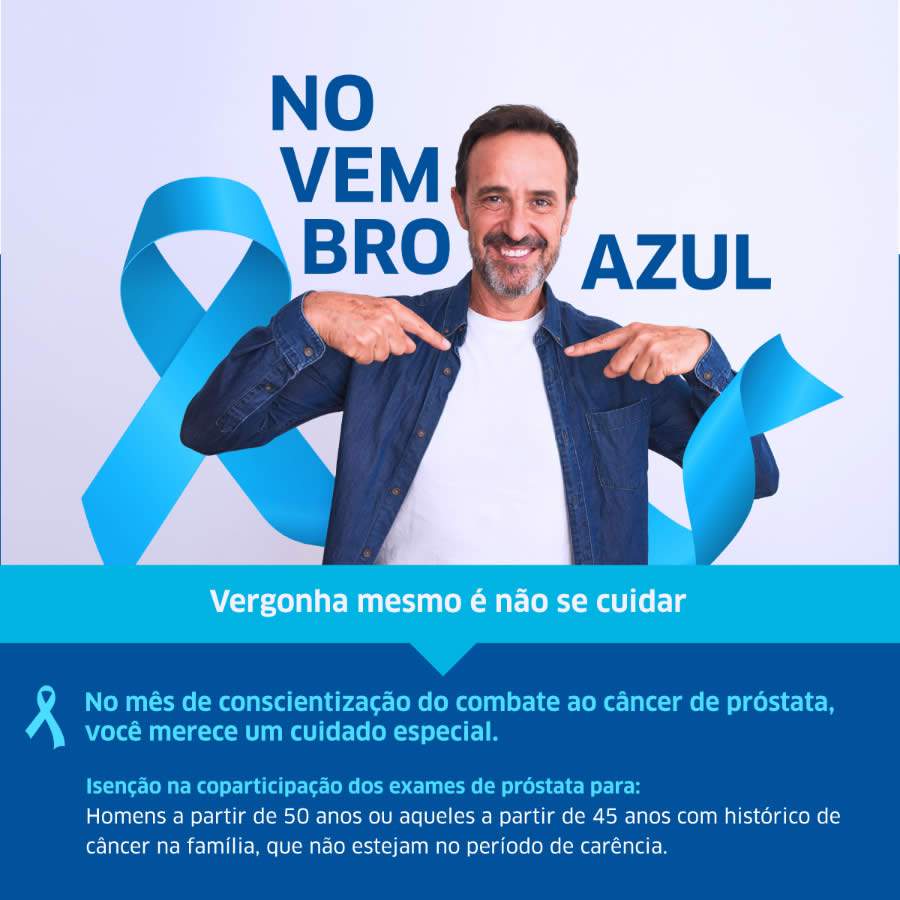 Operadora de planos de saúde Vitallis promove ações em apoio ao Novembro Azul