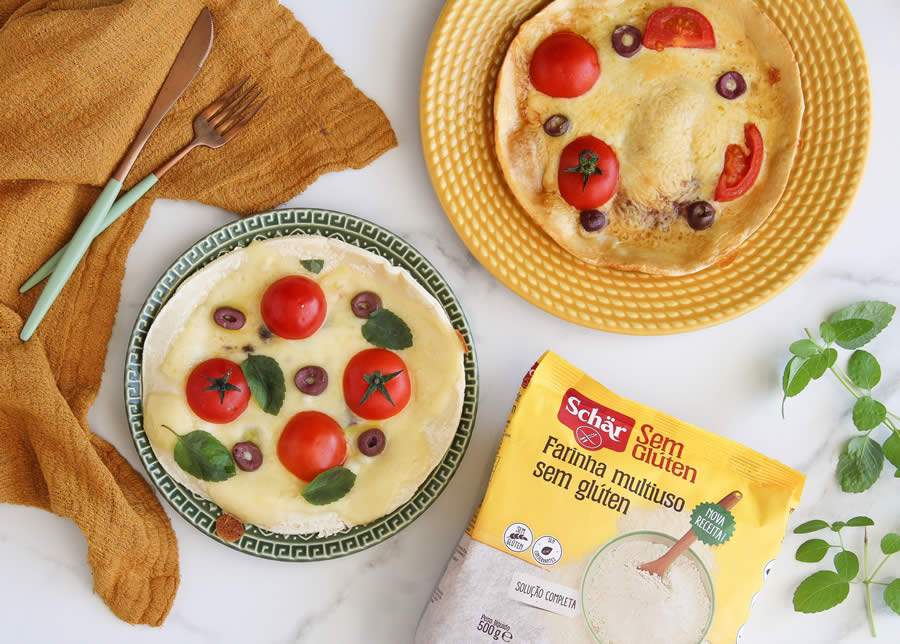 Pizza de Frigideira sem glúten