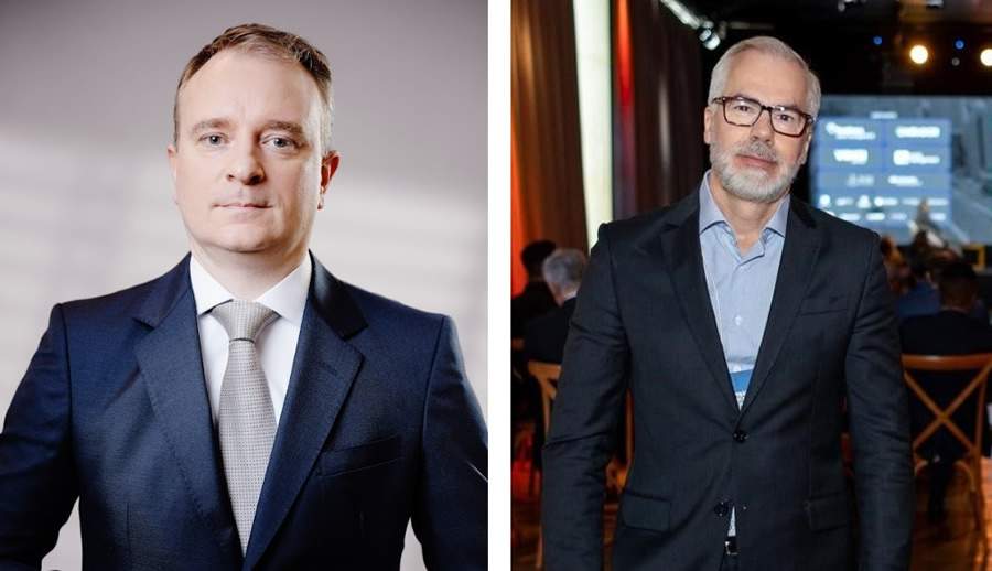  Carlos Eduardo Eichhorn, diretor de gest&atilde;o de recursos da MAPFRE Investimentos, e Ricardo Ventrilho, chefe de rela&ccedil;&otilde;es institucionais da Asset