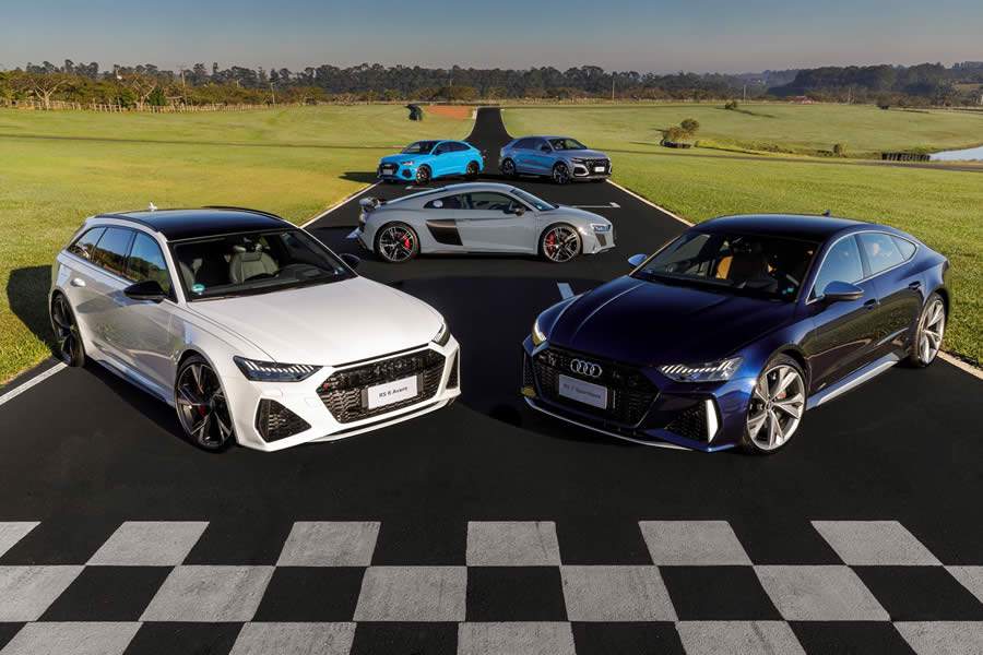 Audi inicia pré-venda dos esportivos RS 6, RS 7, RS Q3, RS Q3 Sportback e RS Q8