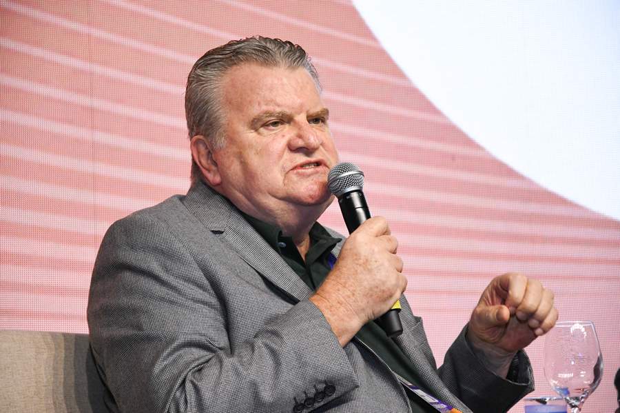 José Adalberto Ferrara, presidente da Tokio Marine durante Conec 2025 - (Créditos da Foto Elias Gomes Fotografia - Sincor-SP)