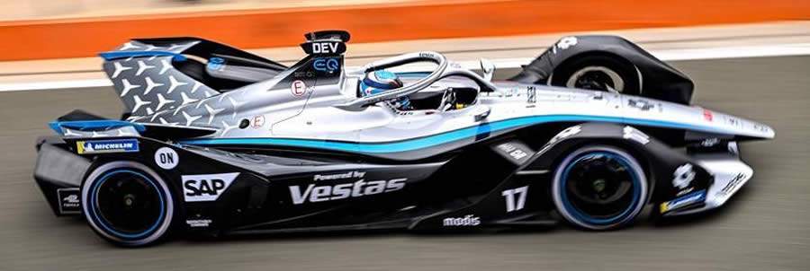 Equipe Mercedes-EQ de F&oacute;rmula E defende lideran&ccedil;as no E-Prix de M&ocirc;naco