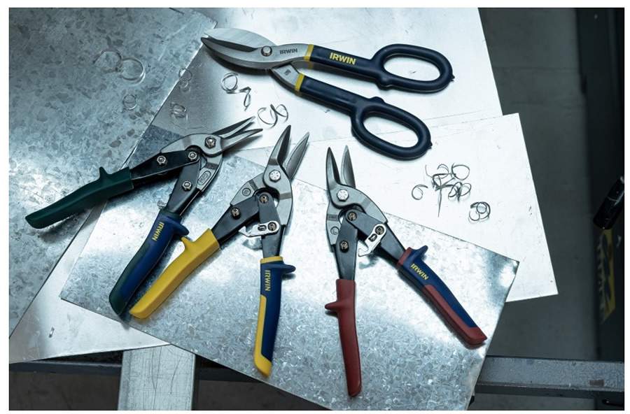 Linha de tesouras da IRWIN garante precis&atilde;o e seguran&ccedil;a ao dia a dia de serralheiros e funileiros