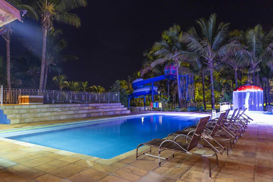 Uma das piscinas do Brotas Eco Resort Wagner Ribeiro